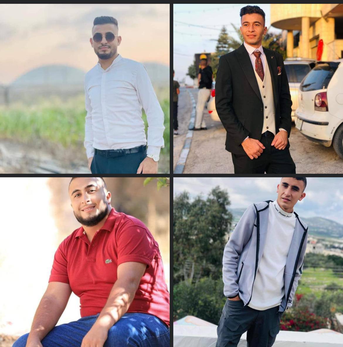 8 شهداء بقصف مسيرة إسرائيلية لتجمع مواطنين في جنين 4 أشقاء بين ال 8 شهداء