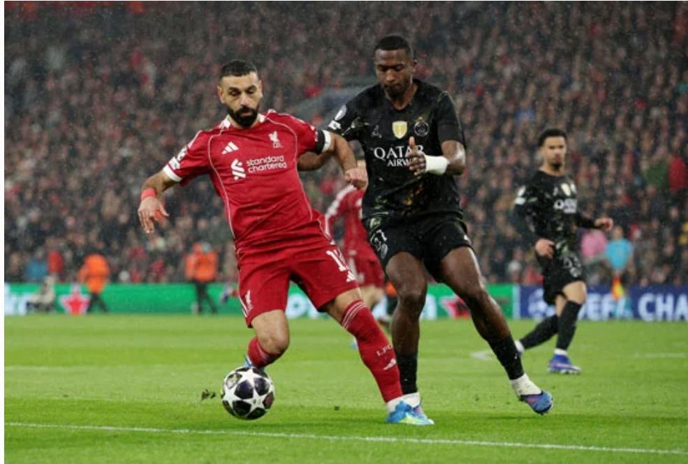 أمسية مثيرة علي فريق ليفربول أمام باريس سان جيرمان في دوري أبطال أوروبا