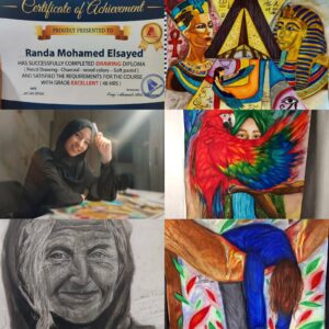 قصة صعود مذهلة.. رندا محمد (14 عامًا) تتصدر محركات البحث في الفن التشكيلي
